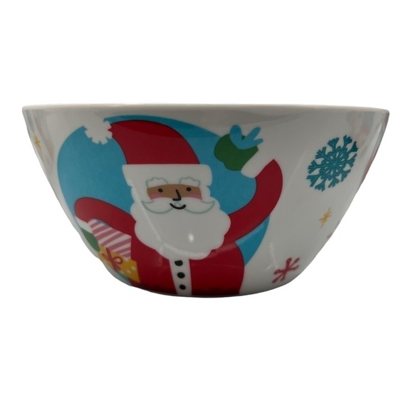 NWT Target Santa Christmas Holiday  Plastic Bowls Set Of 6 - Picture 1 of 5